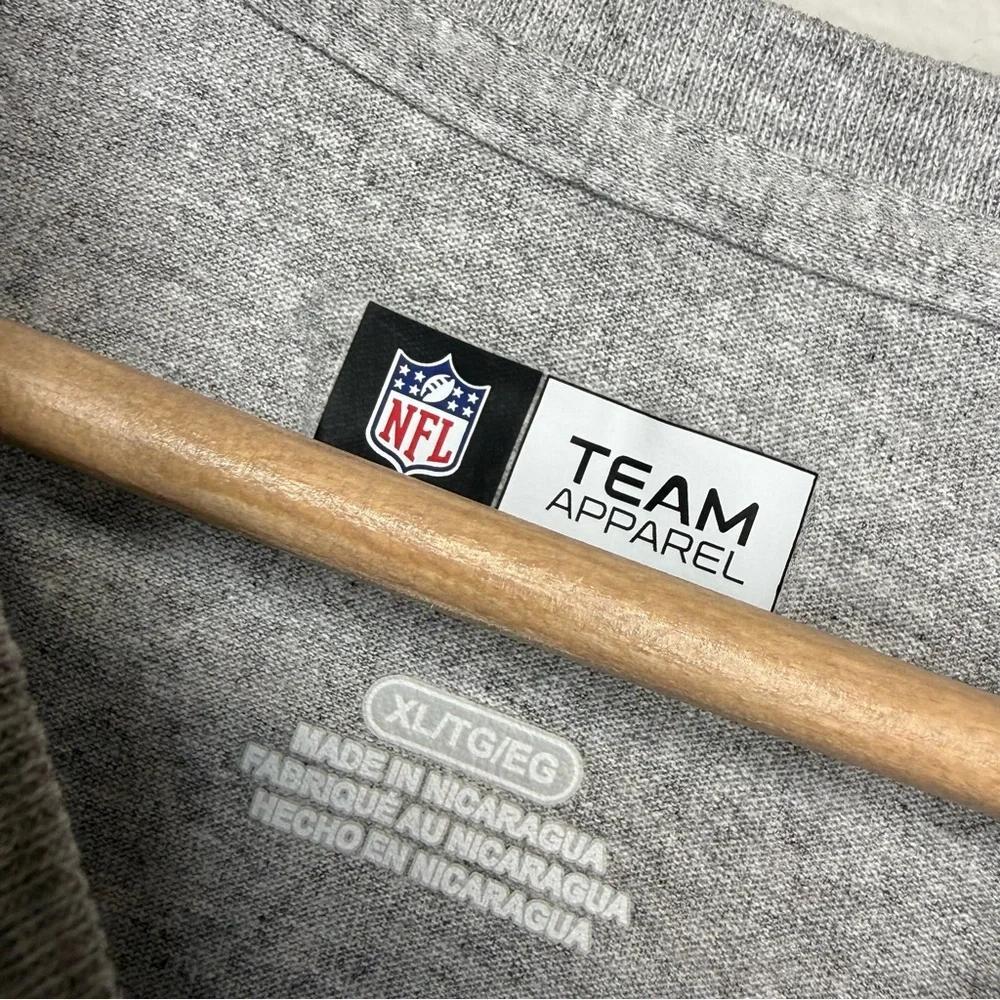 NWT NFL Team Apparel Minnesota Vikings Gray Graphic Tee – Size XL - Picture 4 of 5